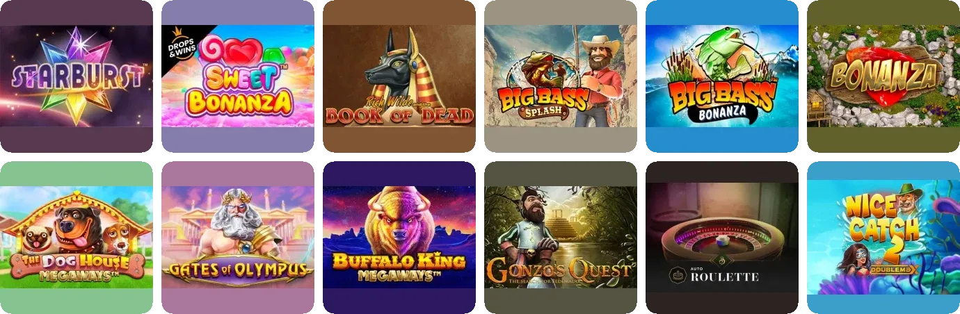 Superb Casino game lobby